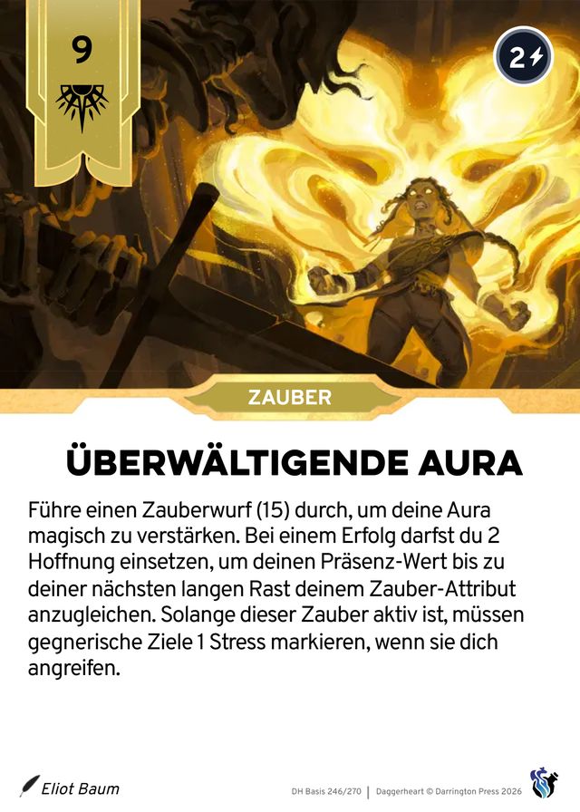 Karte Überwältigende Aura