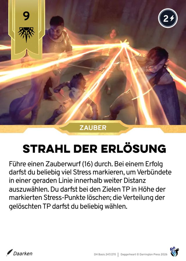 Karte Strahl der Erlösung