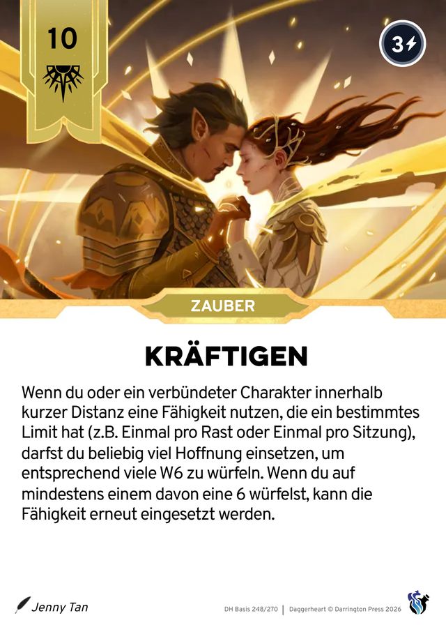 Karte Kräftigen