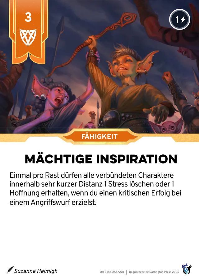 Karte Mächtige Inspiration