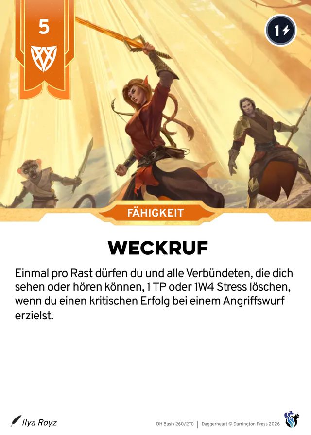 Karte Weckruf