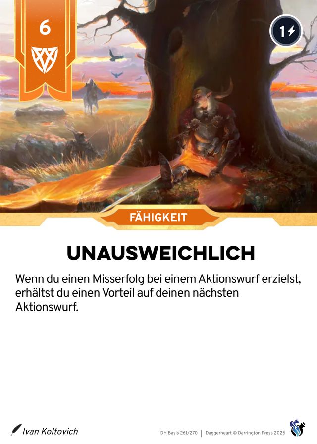 Karte Unausweichlich