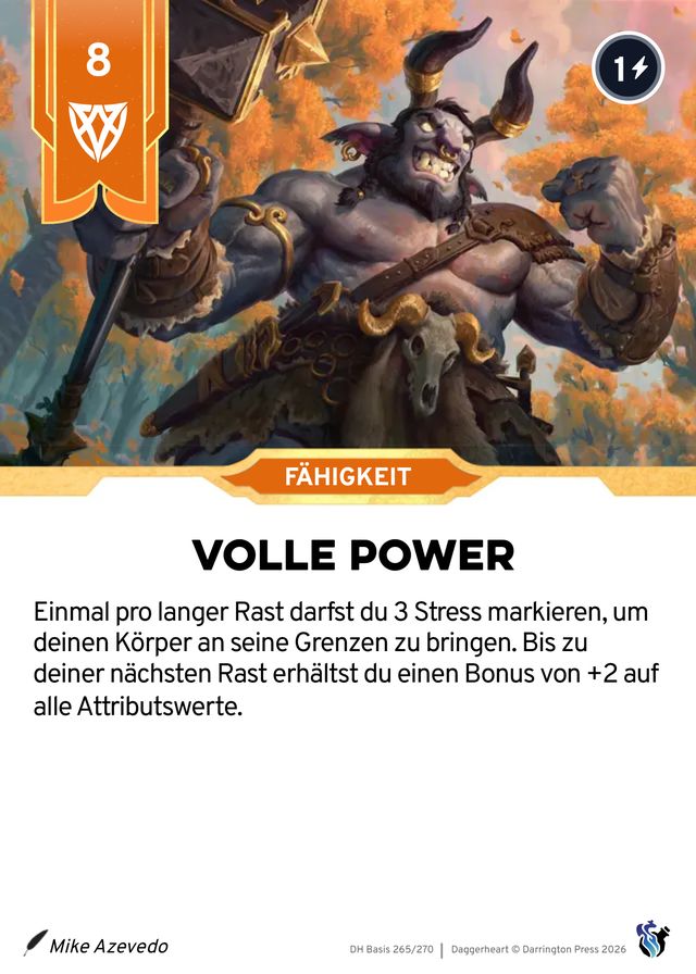 Karte Volle Power