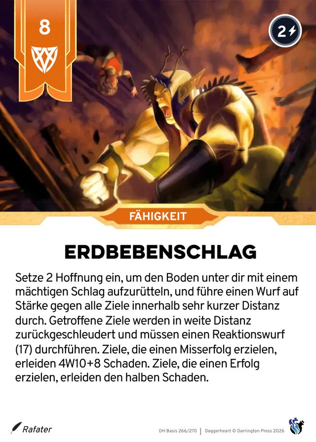 Karte Erdbebenschlag