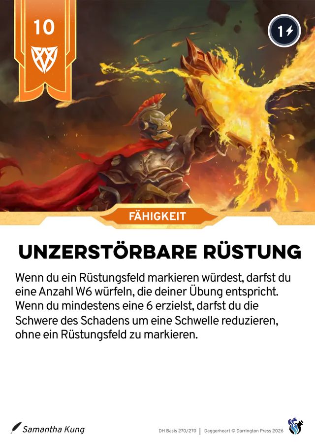 Karte Unzerstörbare Rüstung